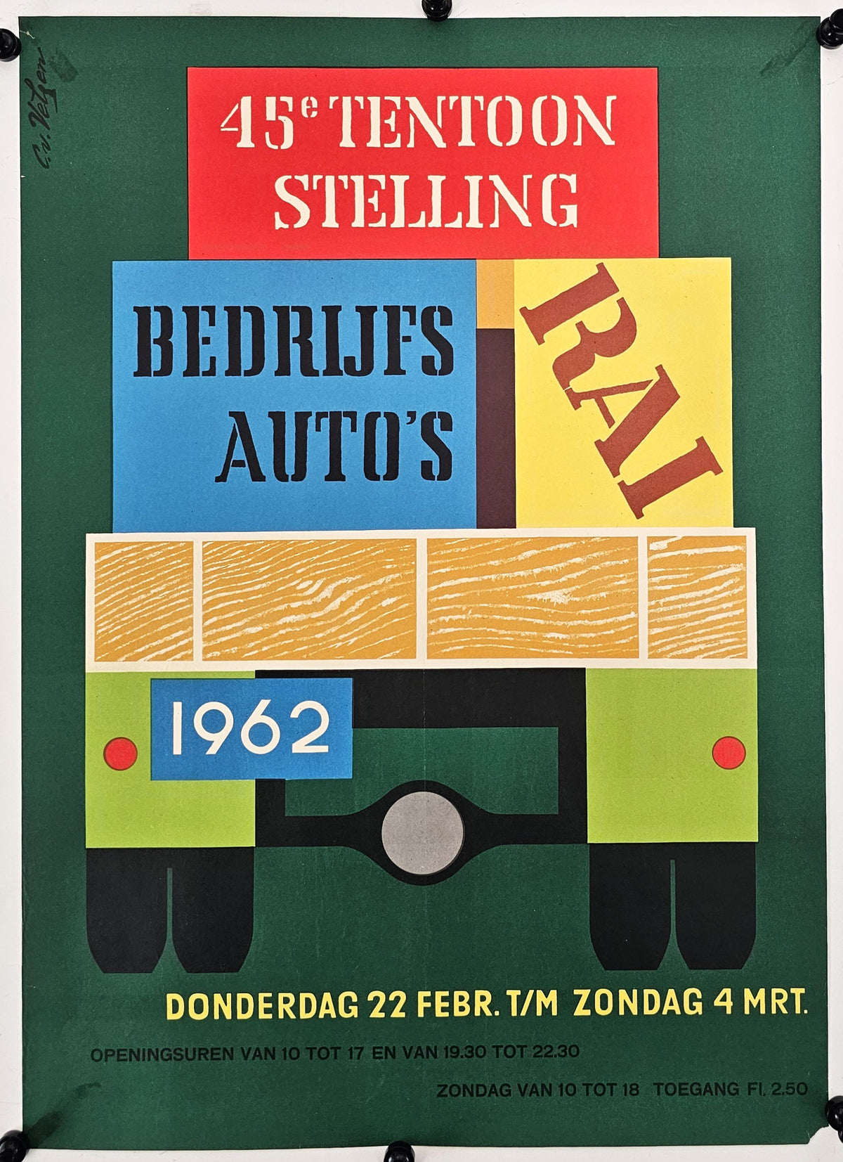 International Commercial Vehicle Show - Original Vintage Poster