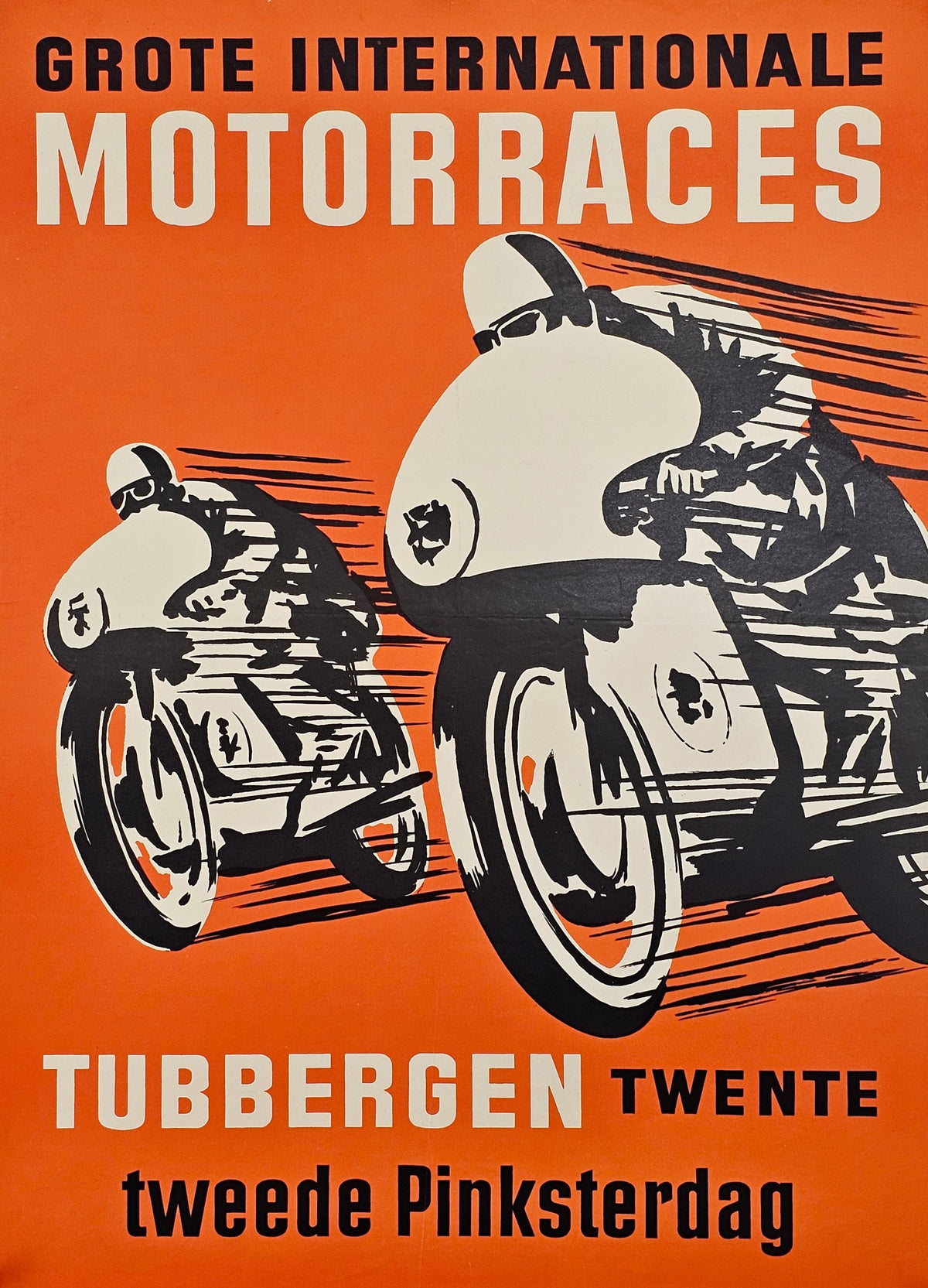 Grand International Motorcycle Races - Original Vintage Poster