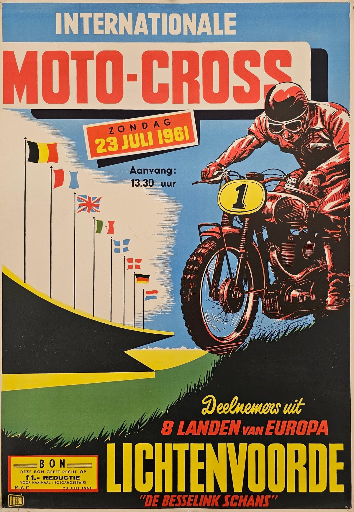 Internationale Moto-Cross - Original Vintage Poster