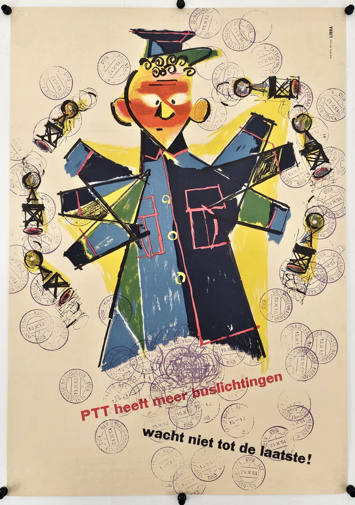 Don't Wait Until the Last Mail Collection! - Original Vintage Poster