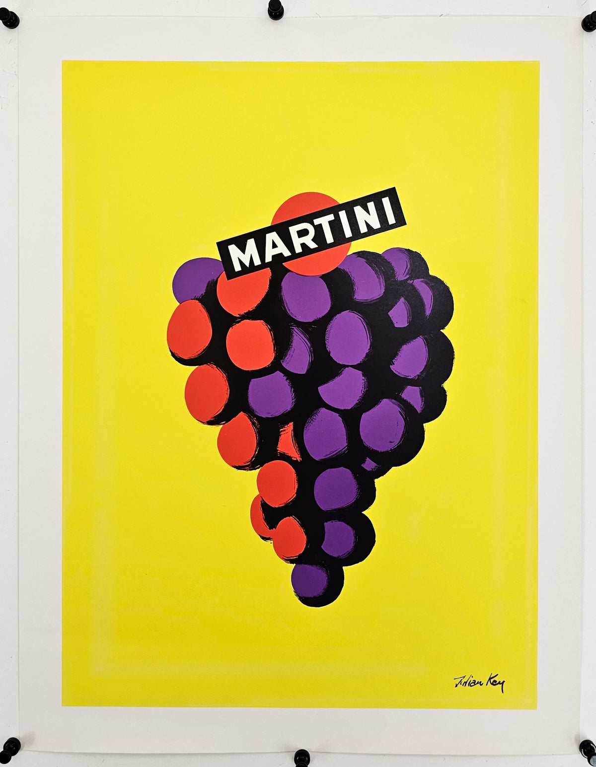 Martini by Julian Key - Original Vintage Poster
