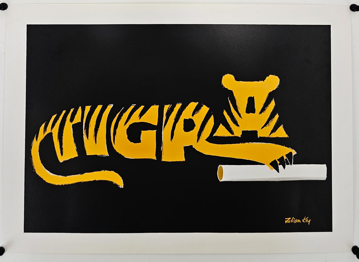 Tigra Cigarettes by Julian Key - Original Vintage Poster