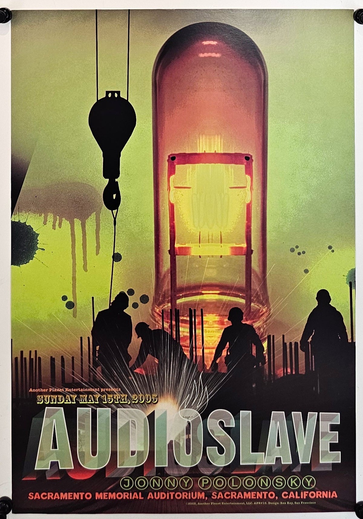 Audioslave by Rex Ray - Original Vintage Poster