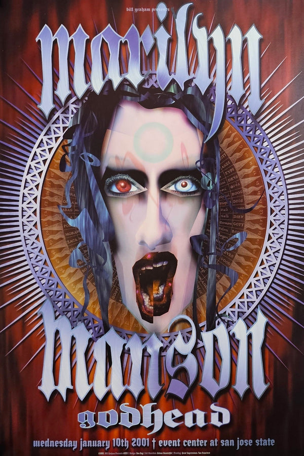 Marilyn Manson by Rex Ray (BGP-253) - Original Vintage Poster