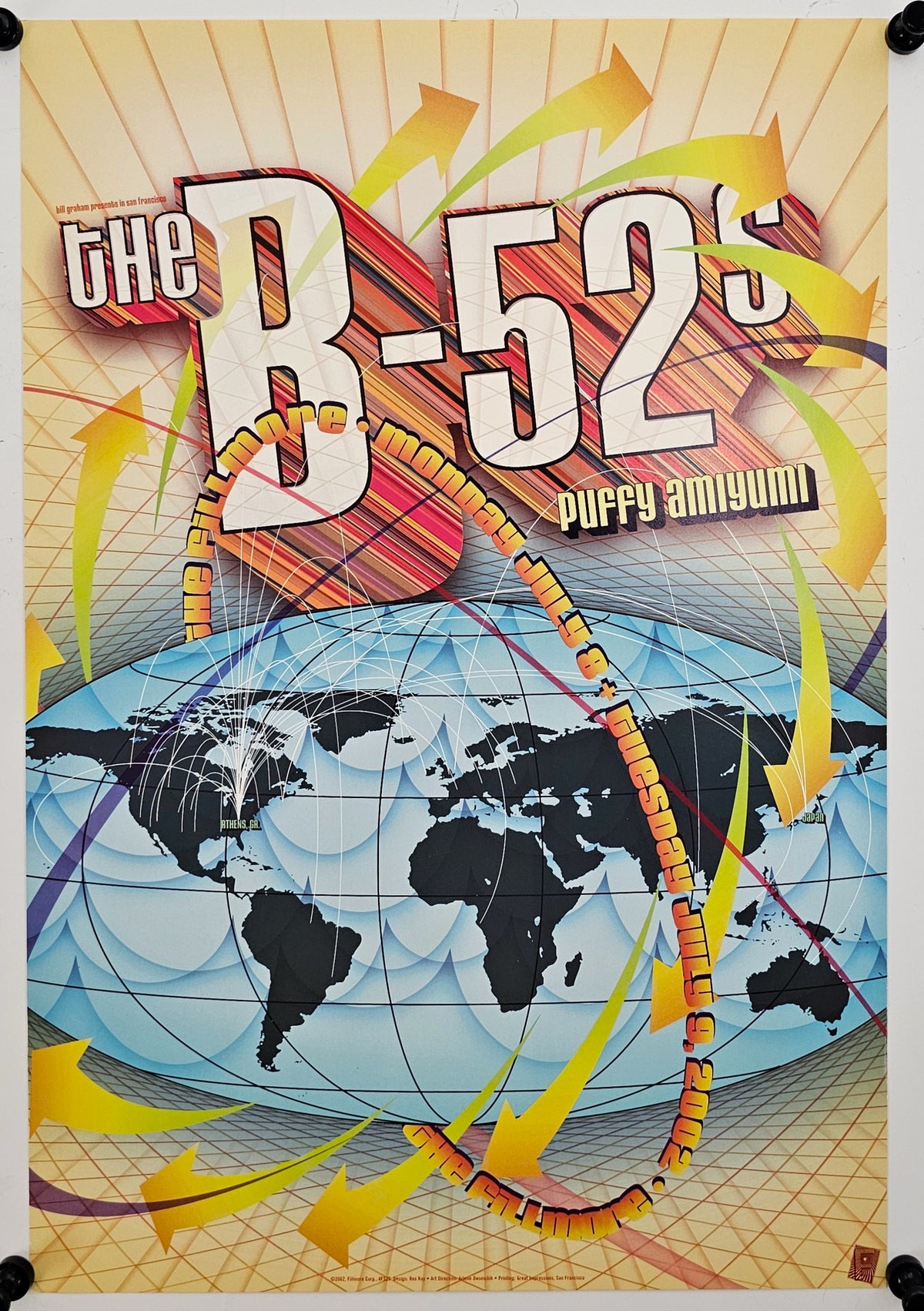 B-52's by Rex Ray (F-529) - Original Vintage Poster