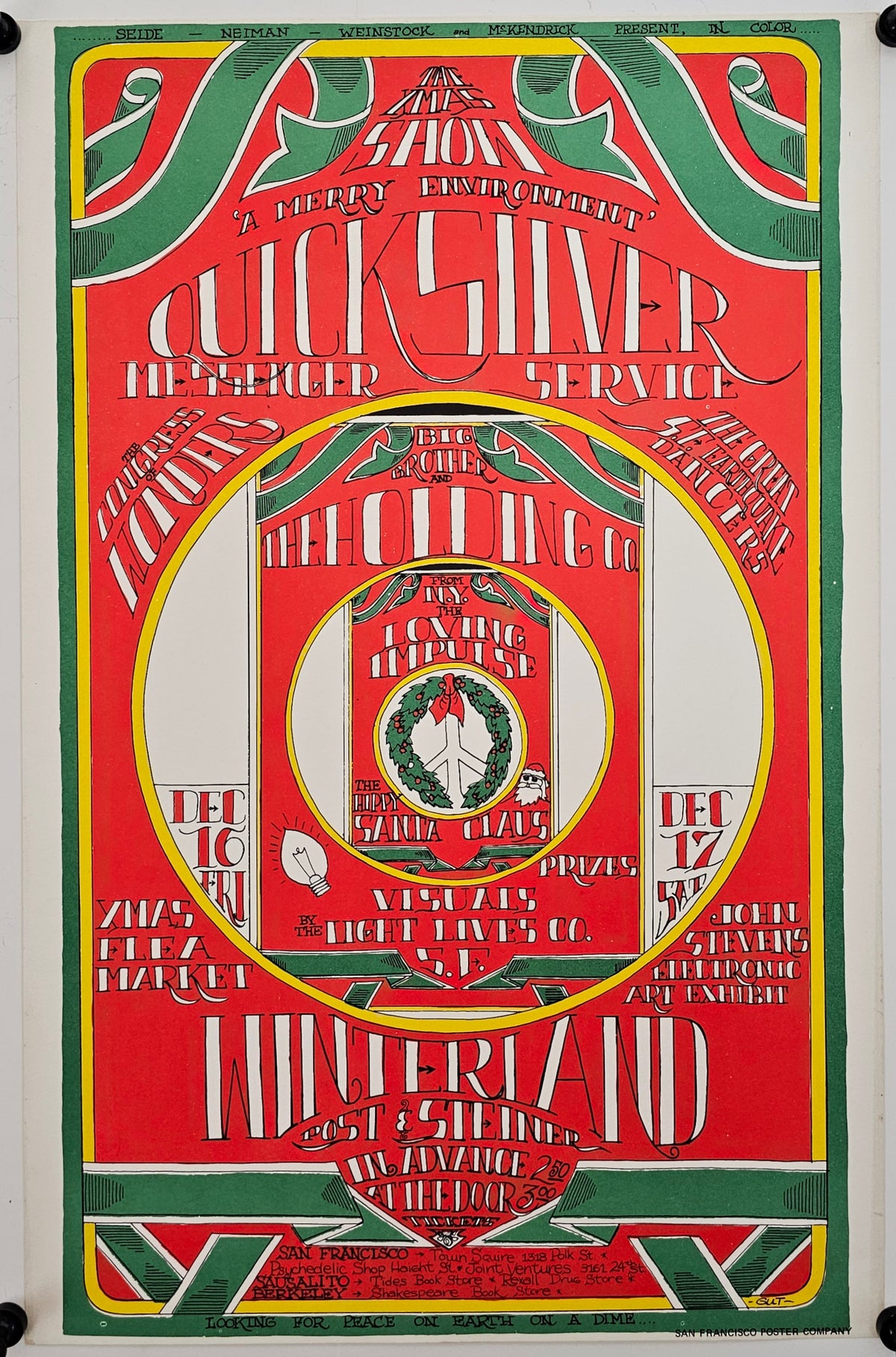 Quicksilver Messenger Service - Original Vintage Poster