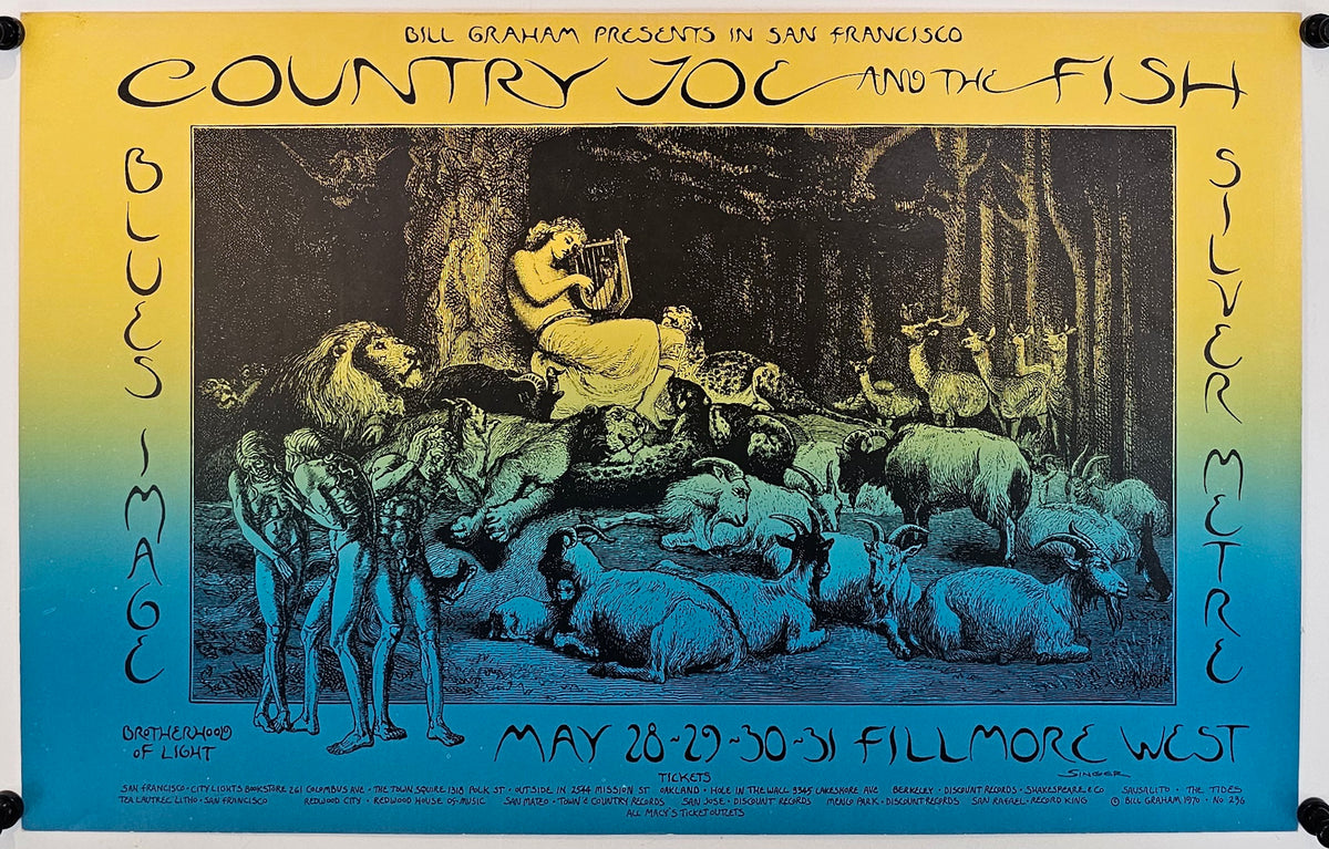 Country Joe & the Fish (BG-236-1) - Original Vintage Poster
