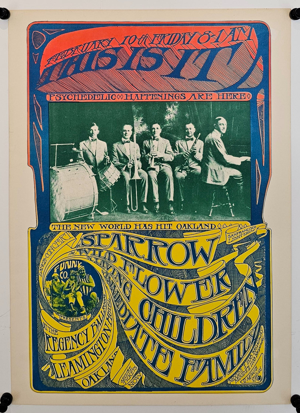 The New World by Stanley Mouse & Alton Kelley - Original Vintage Poster