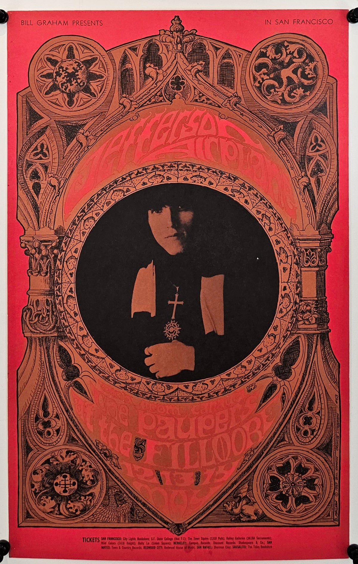 Jefferson Airplane by Bonnie Maclean (BG-63-1) - Original Vintage Poster
