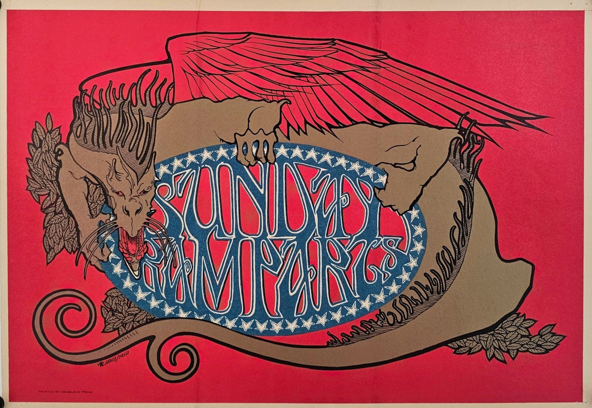 Sunday Ramparts by Stanley Mouse & Alton Kelley - Original Vintage Poster