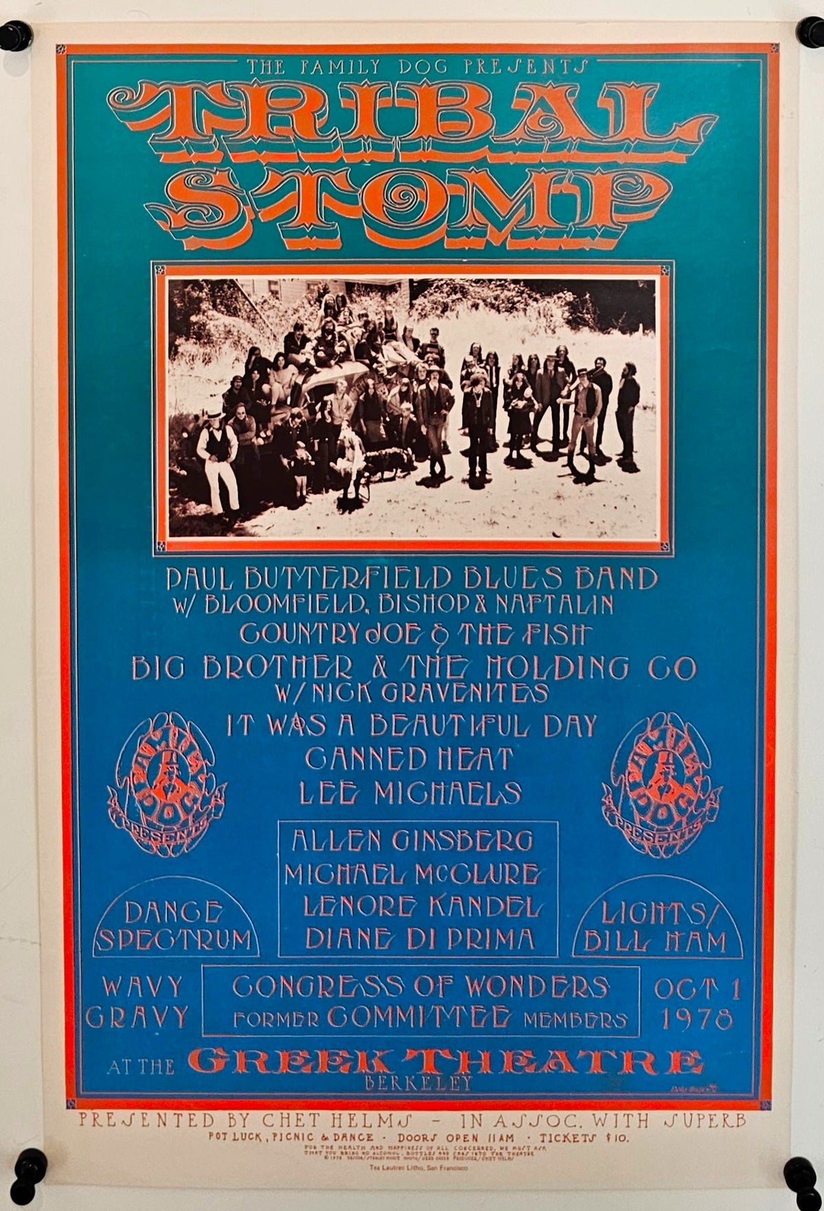 Tribal Stomp by Stanley Mouse - Original Vintage Poster