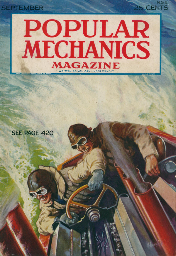 Joy Ride- Popular Mechanics - Authentic Vintage Cover Art