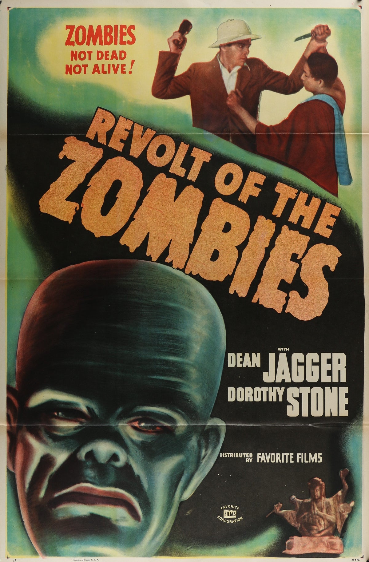 Revolt of the Zombies - Authentic Vintage Poster