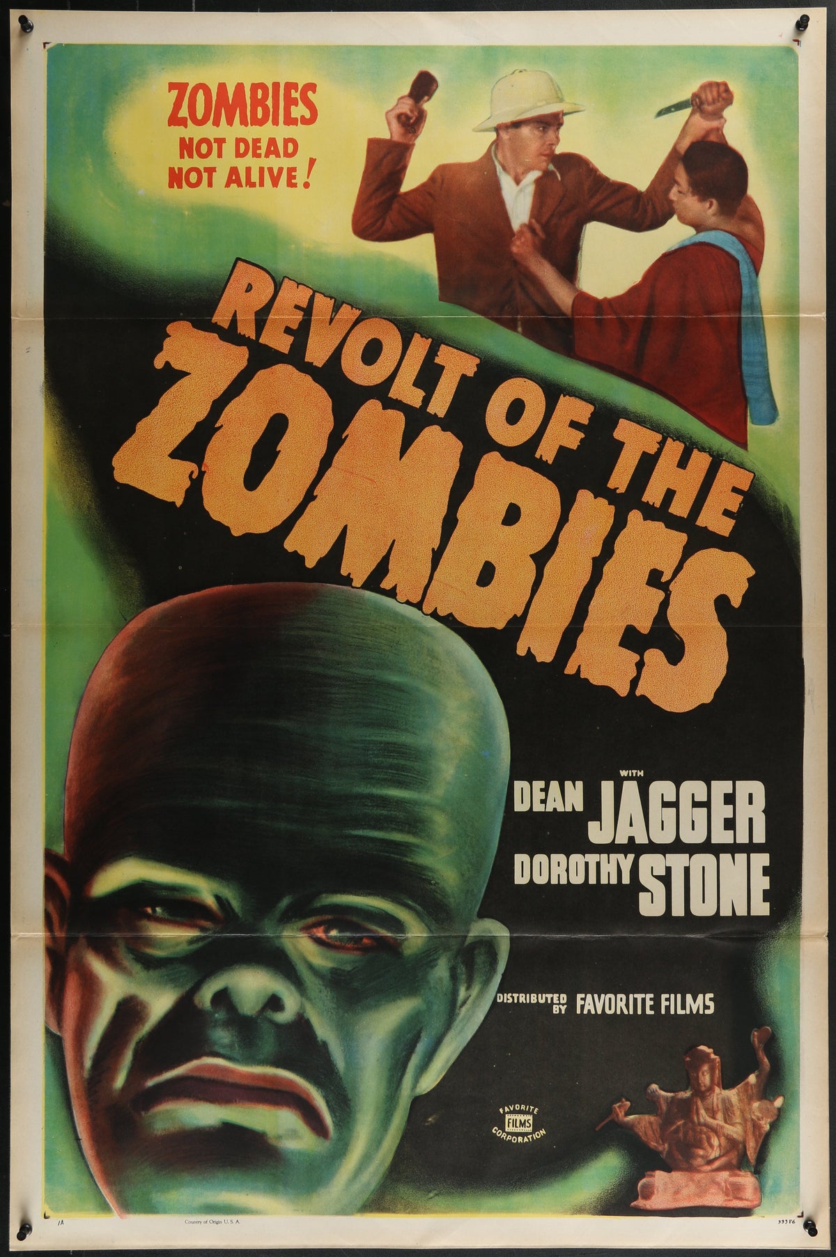 Revolt of the Zombies - Original Vintage Poster