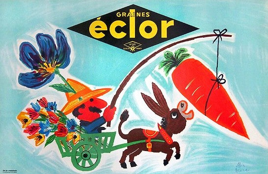 Graines Eclor - Authentic Vintage Poster