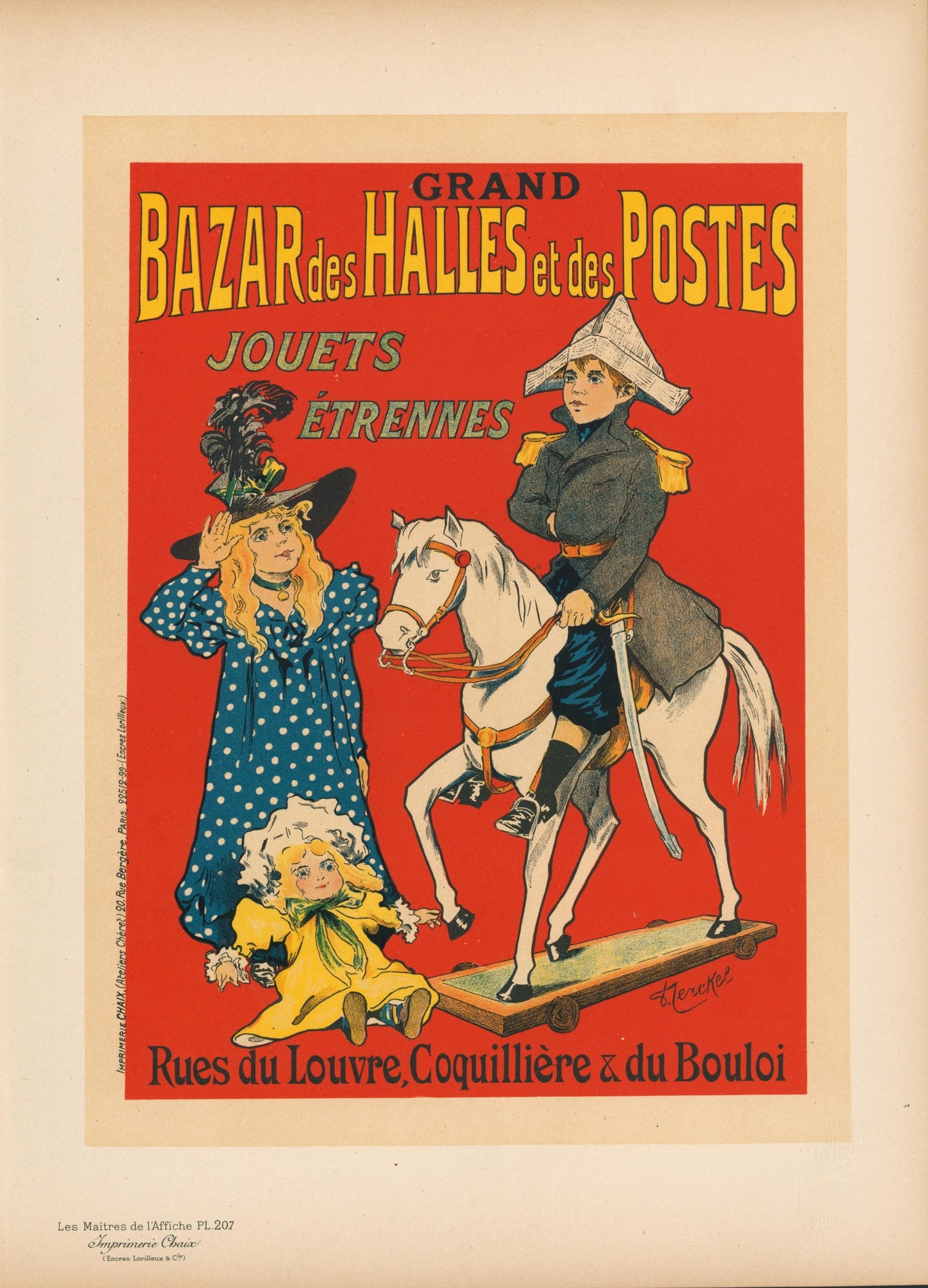 Grand Bazar, Maîtres de l'Affiche - Authentic Vintage Illustration