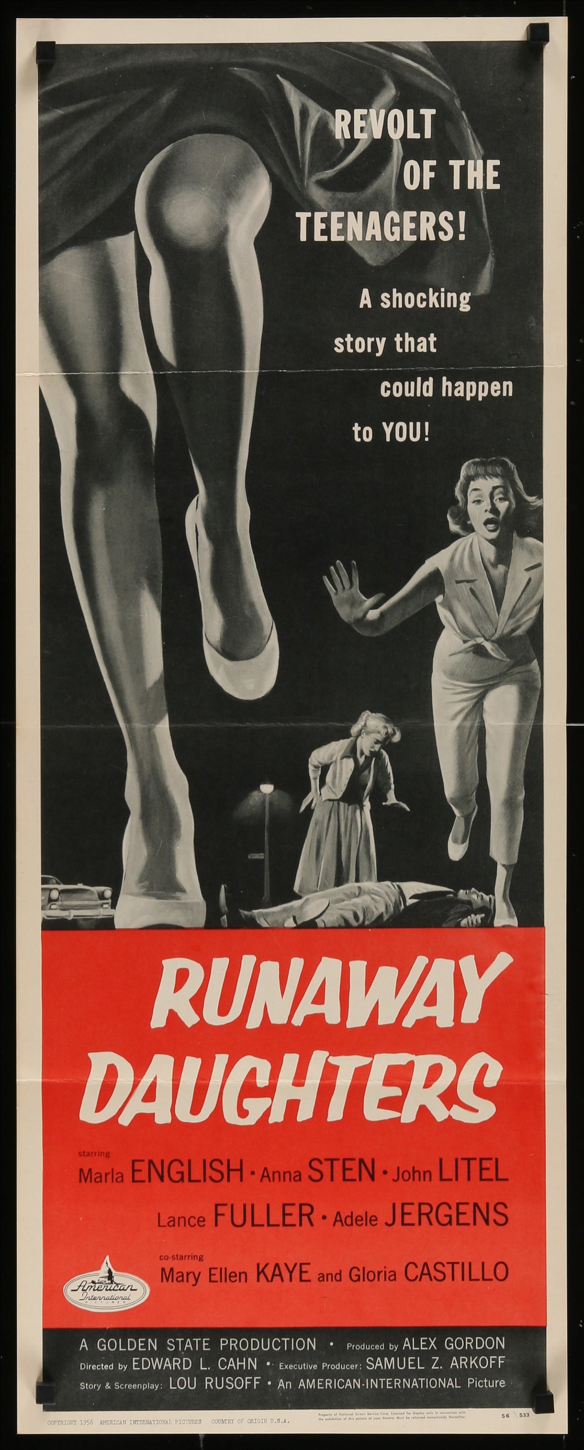 Runaway Daughters - Authentic Vintage Poster
