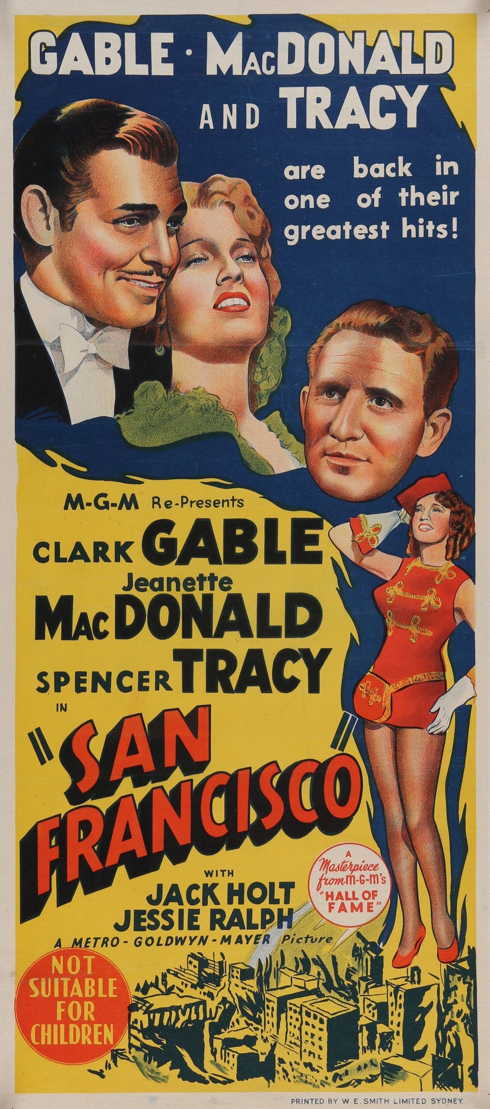 San Francisco- Australian Daybill - Authentic Vintage Poster