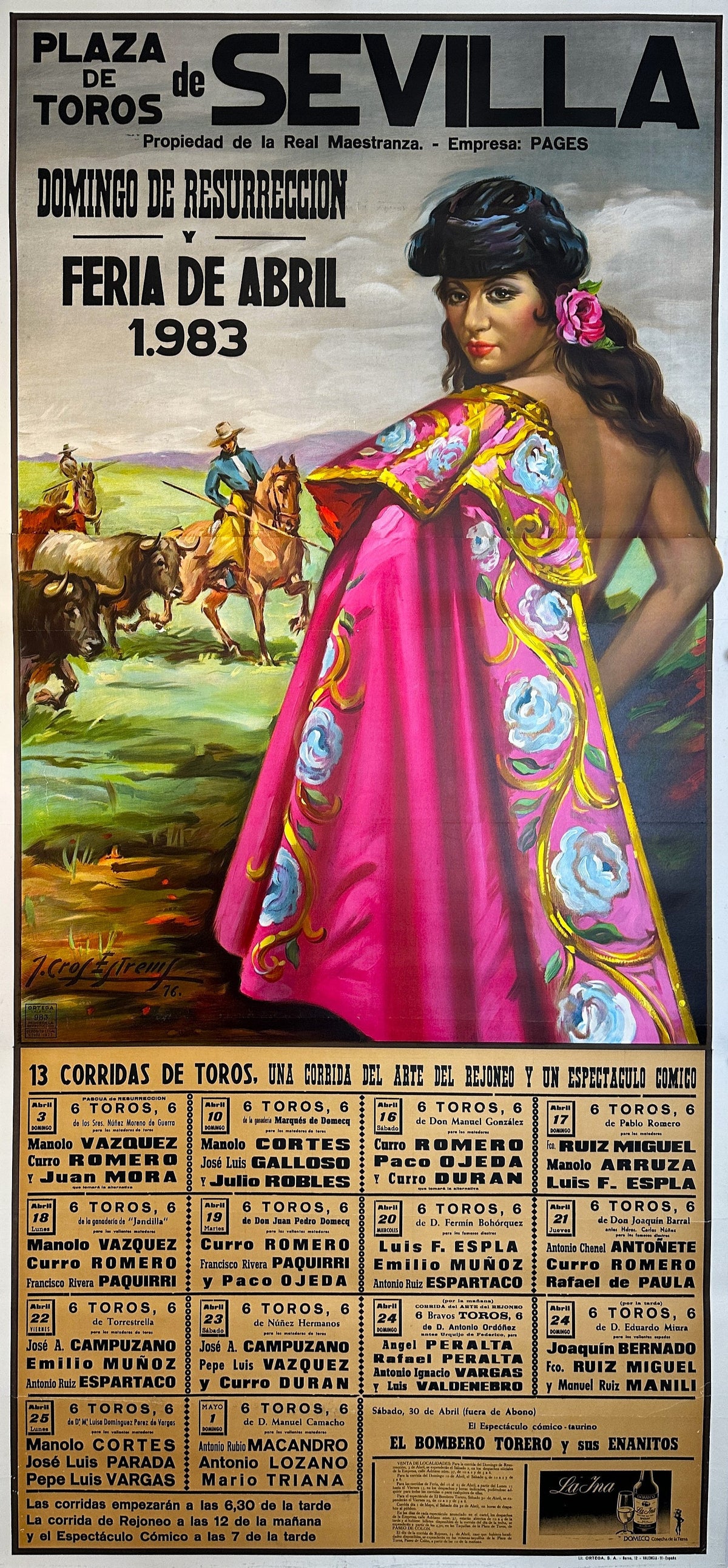 Sevilla 1977 - Authentic Vintage Poster