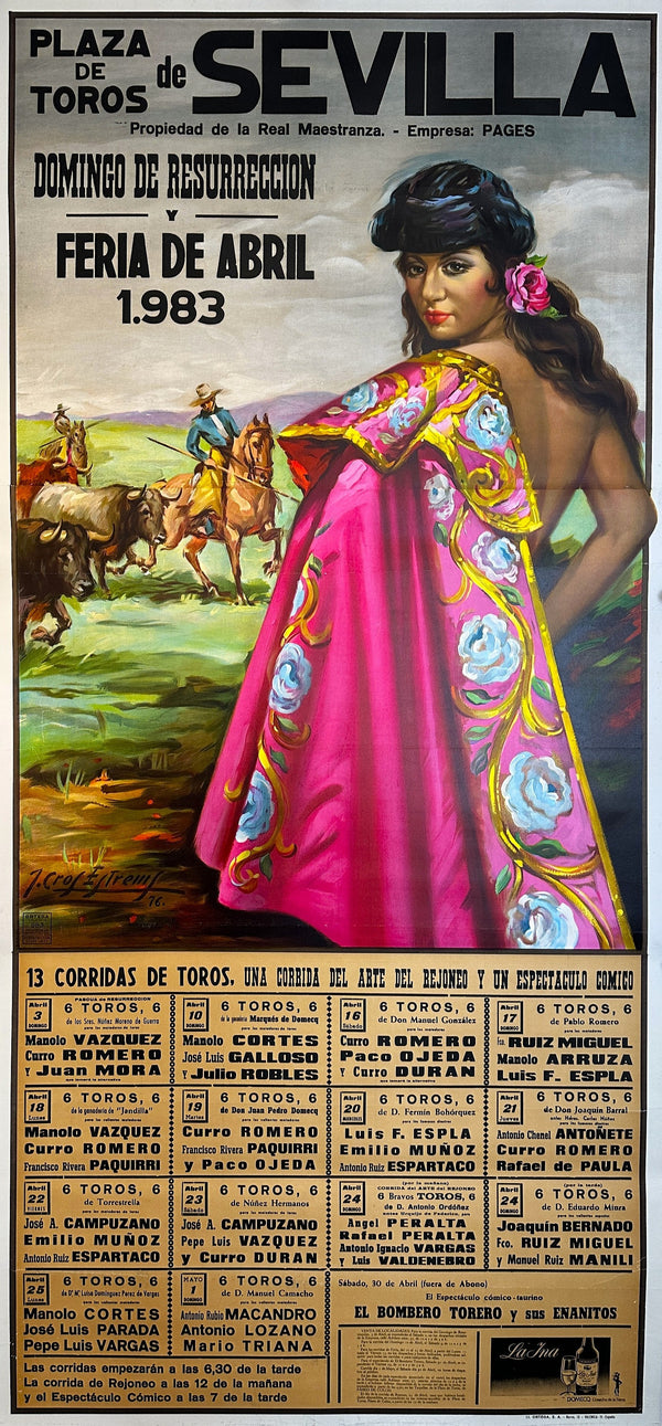 Feria de Abril, Sevilla - Authentic Vintage Poster
