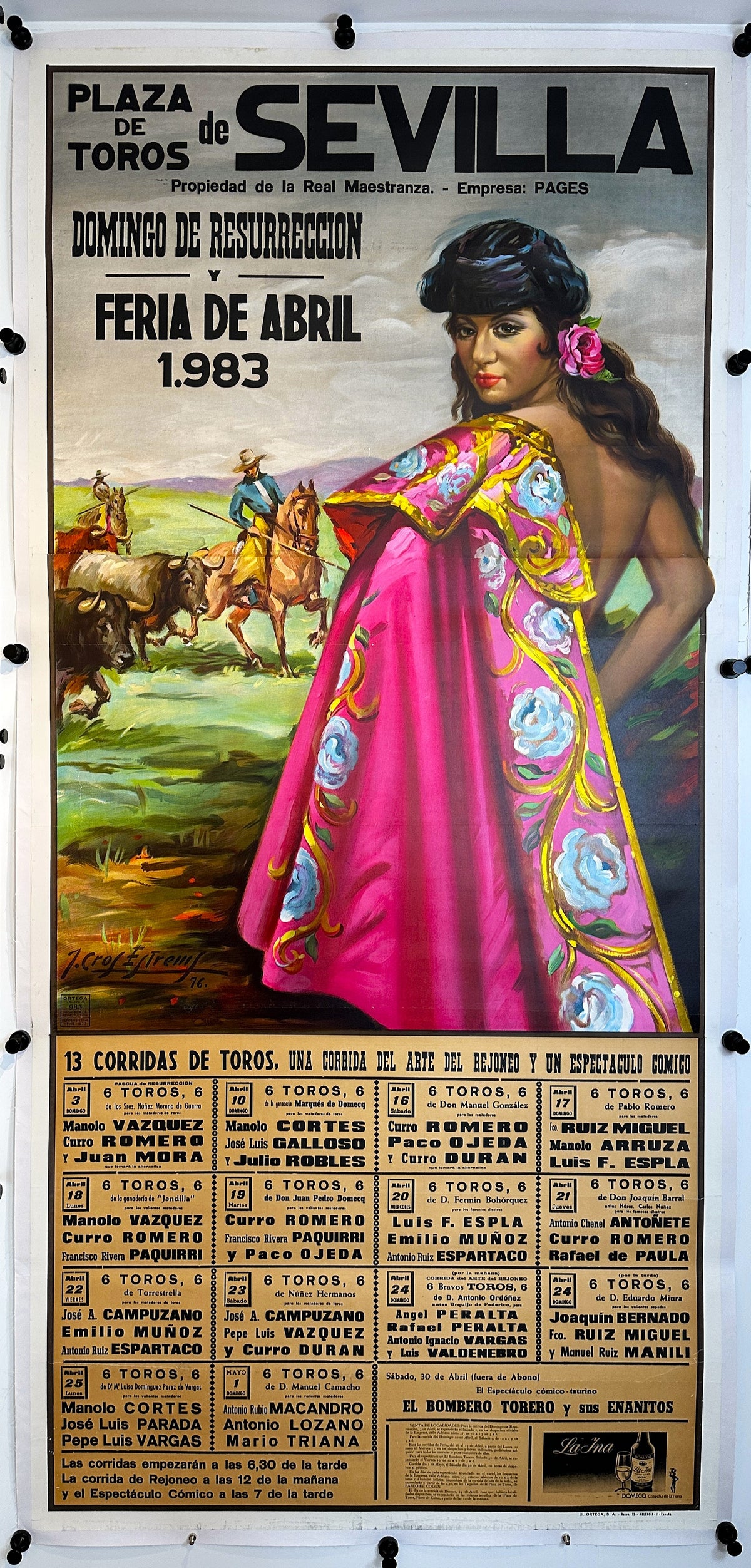 Sevilla 1977 - Authentic Vintage Poster