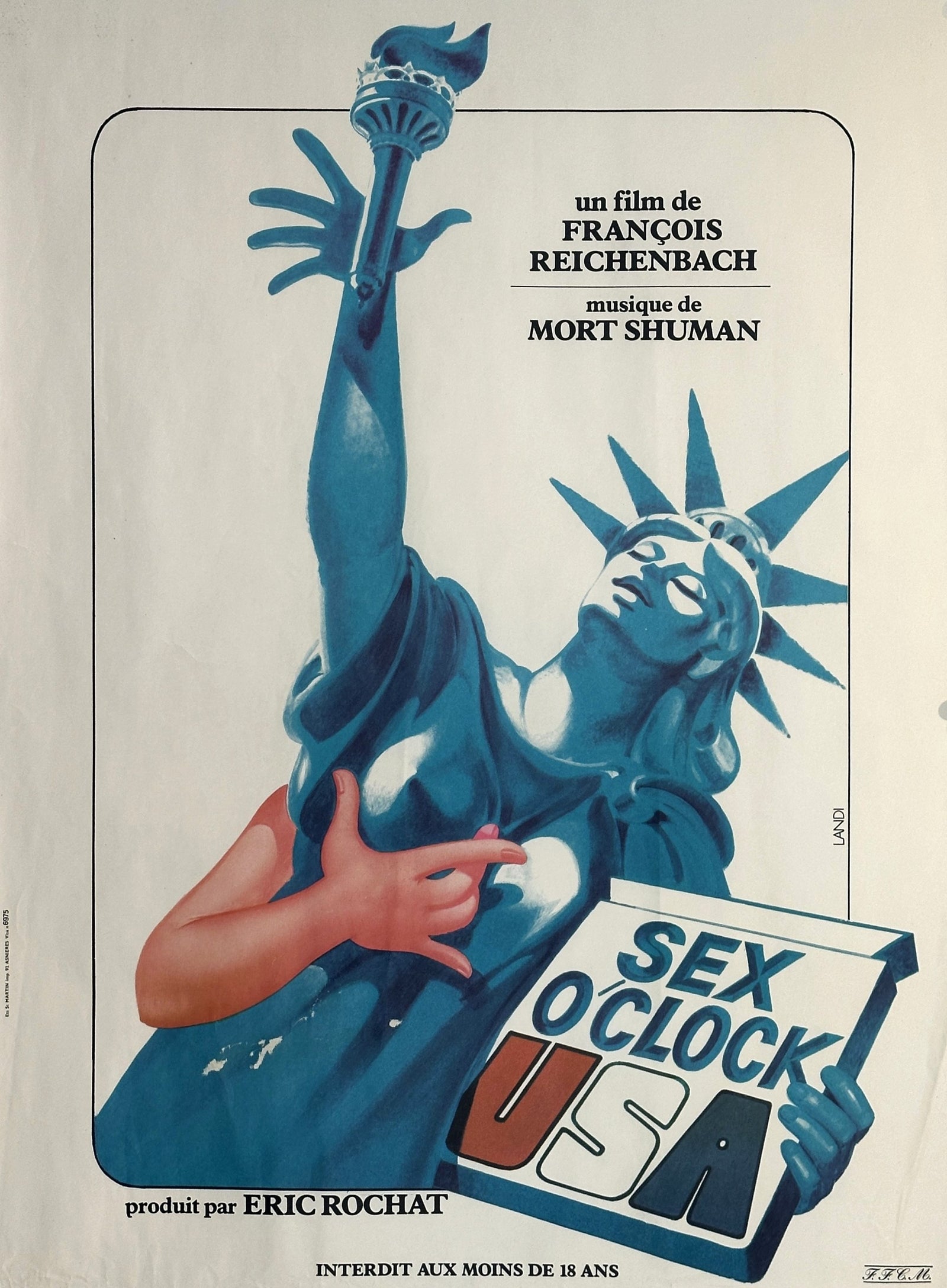 Sex O’Clock in the USA - Authentic Vintage Poster