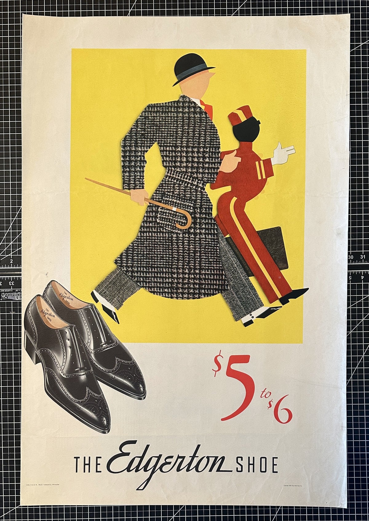 The Edgerton Shoe - Authentic Vintage Poster