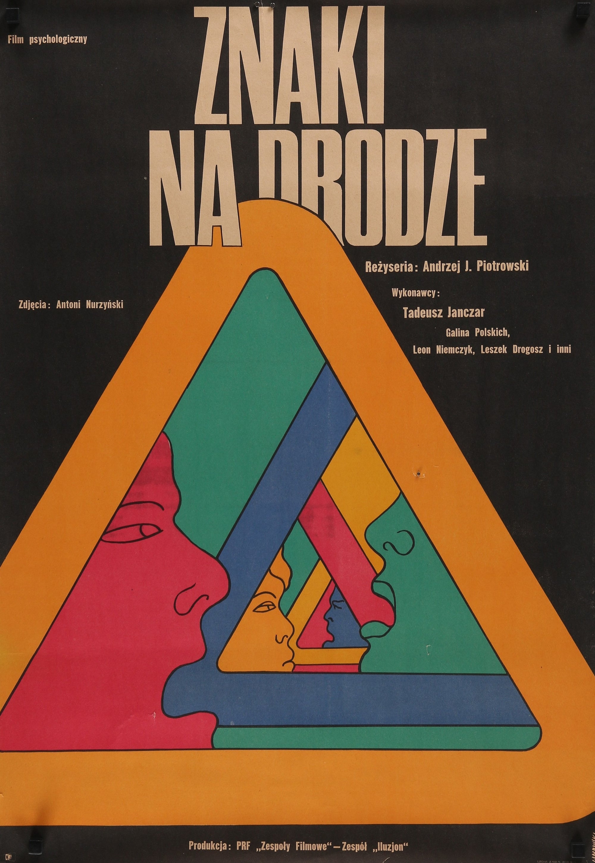 Signs on the Road- Polish Release - Authentic Vintage Poster