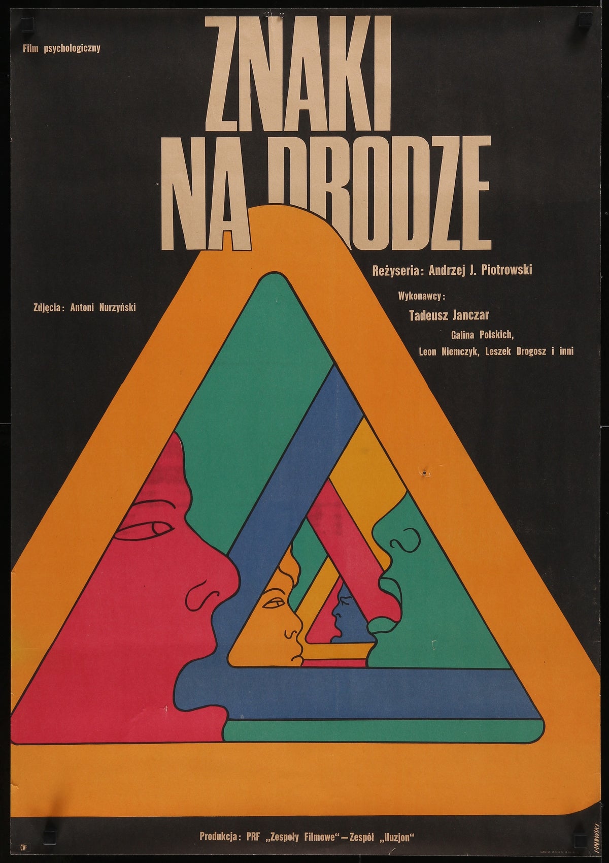 Signs on the Road- Polish Release - Authentic Vintage Poster