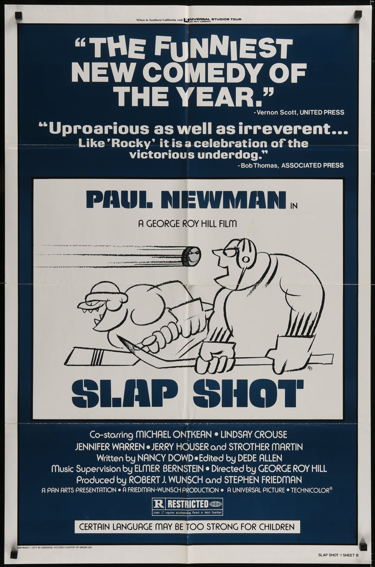 Slap Shot - Original Vintage Poster
