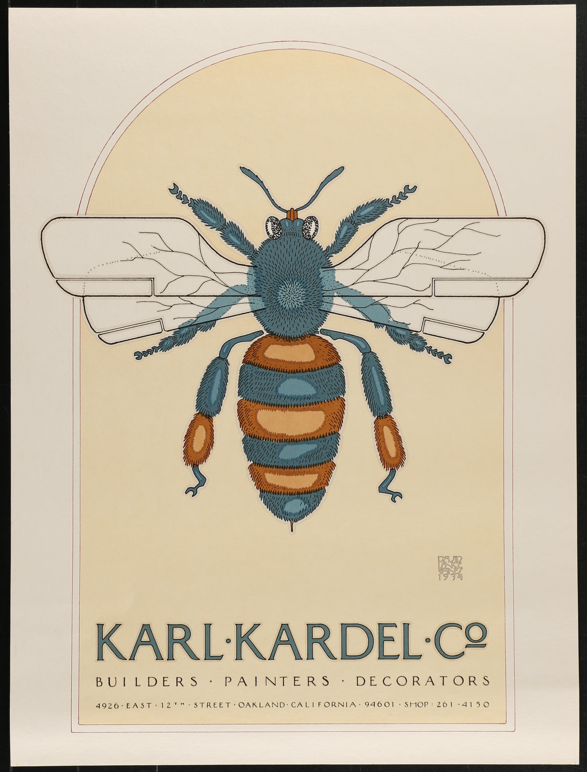 DAVID LANCE GOINES 18x24 art print 1974 Karl Kardel