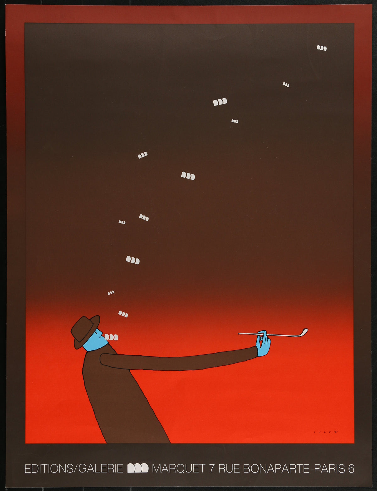 Jean-Michel Folon - Original Vintage Poster