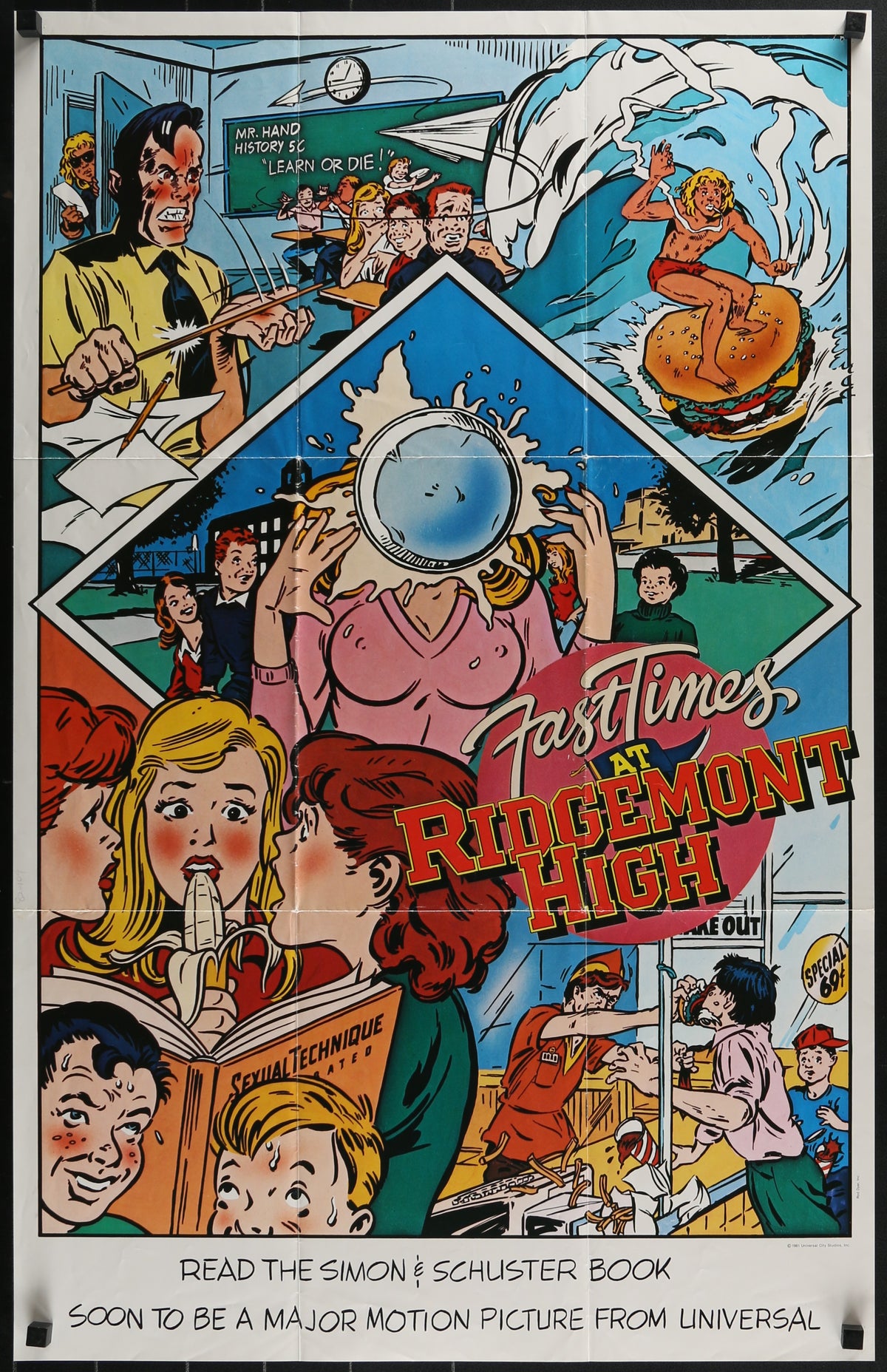 Fast Times at Ridgemont High - Original Vintage Poster