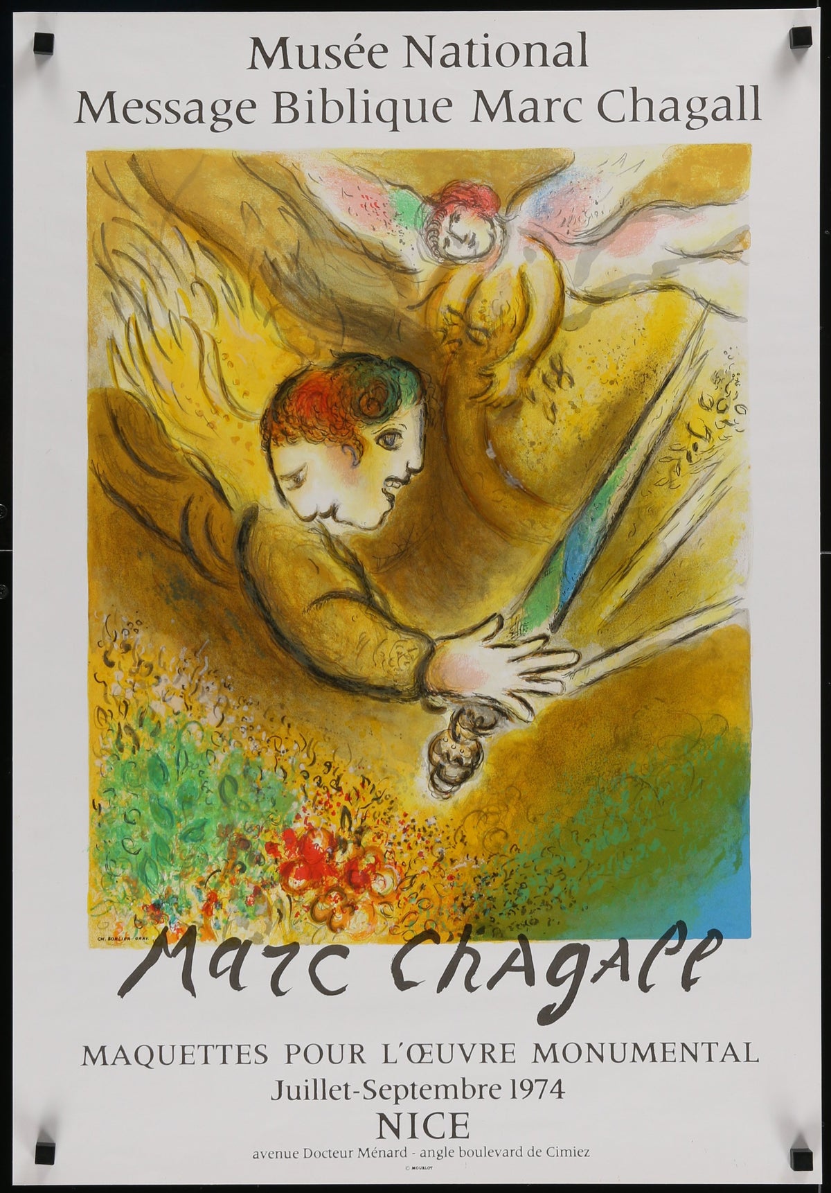 Musée National, Marc Chagall - Original Vintage Poster