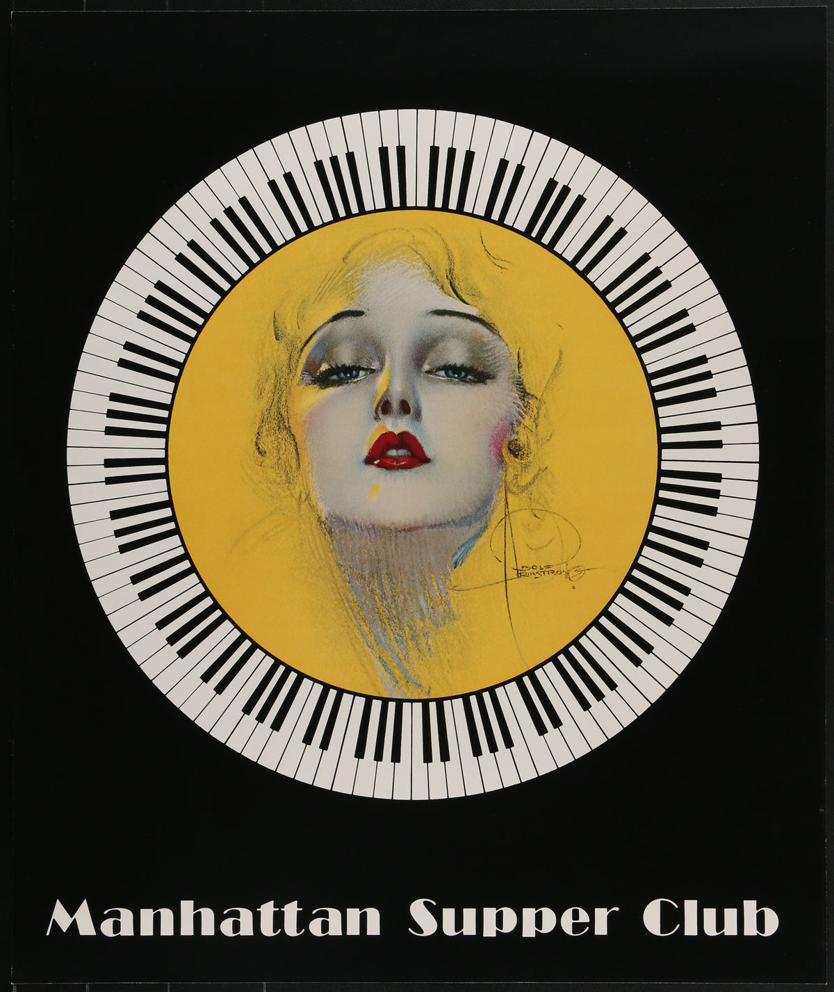 Manhattan Supper Club by Rolf Armstrong - Original Vintage Poster