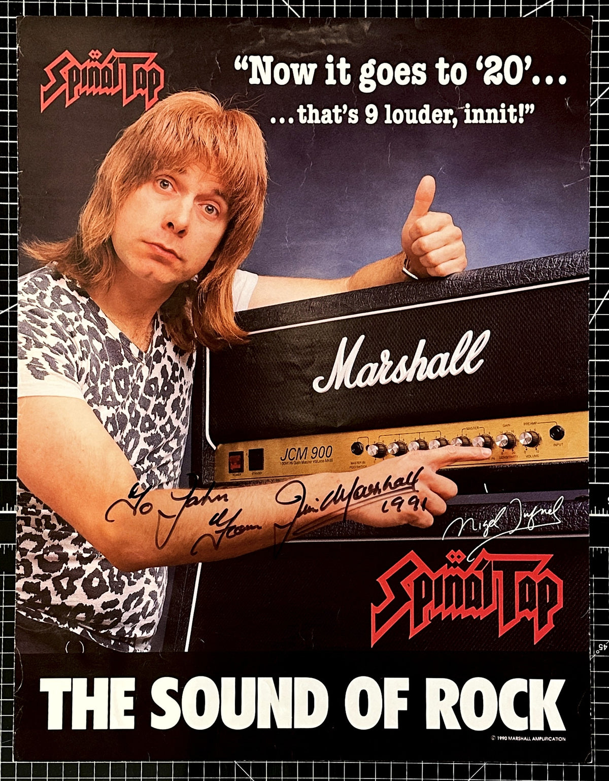 Spinal Tap- Marshall Amplifier (Signed)