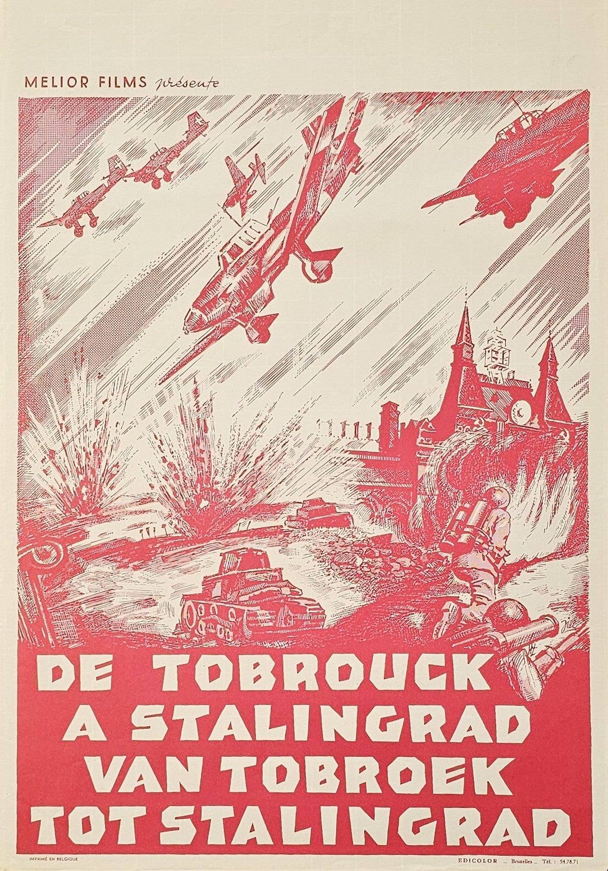 From Tobruk to Stalingrad - Authentic Vintage Poster