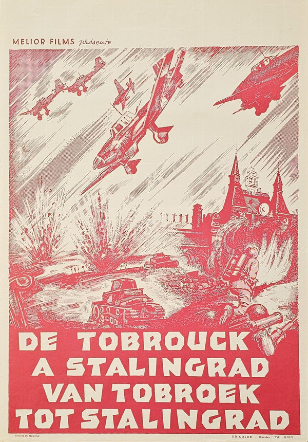 From Tobruk to Stalingrad - Authentic Vintage Poster