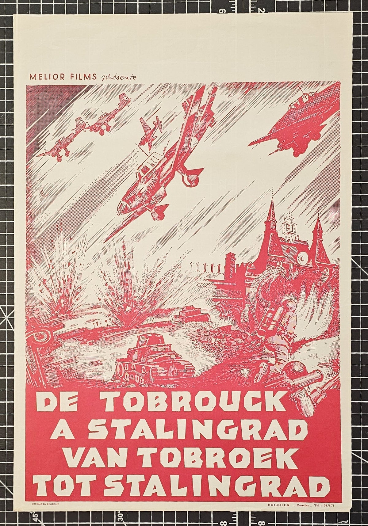 From Tobruk to Stalingrad - Authentic Vintage Poster