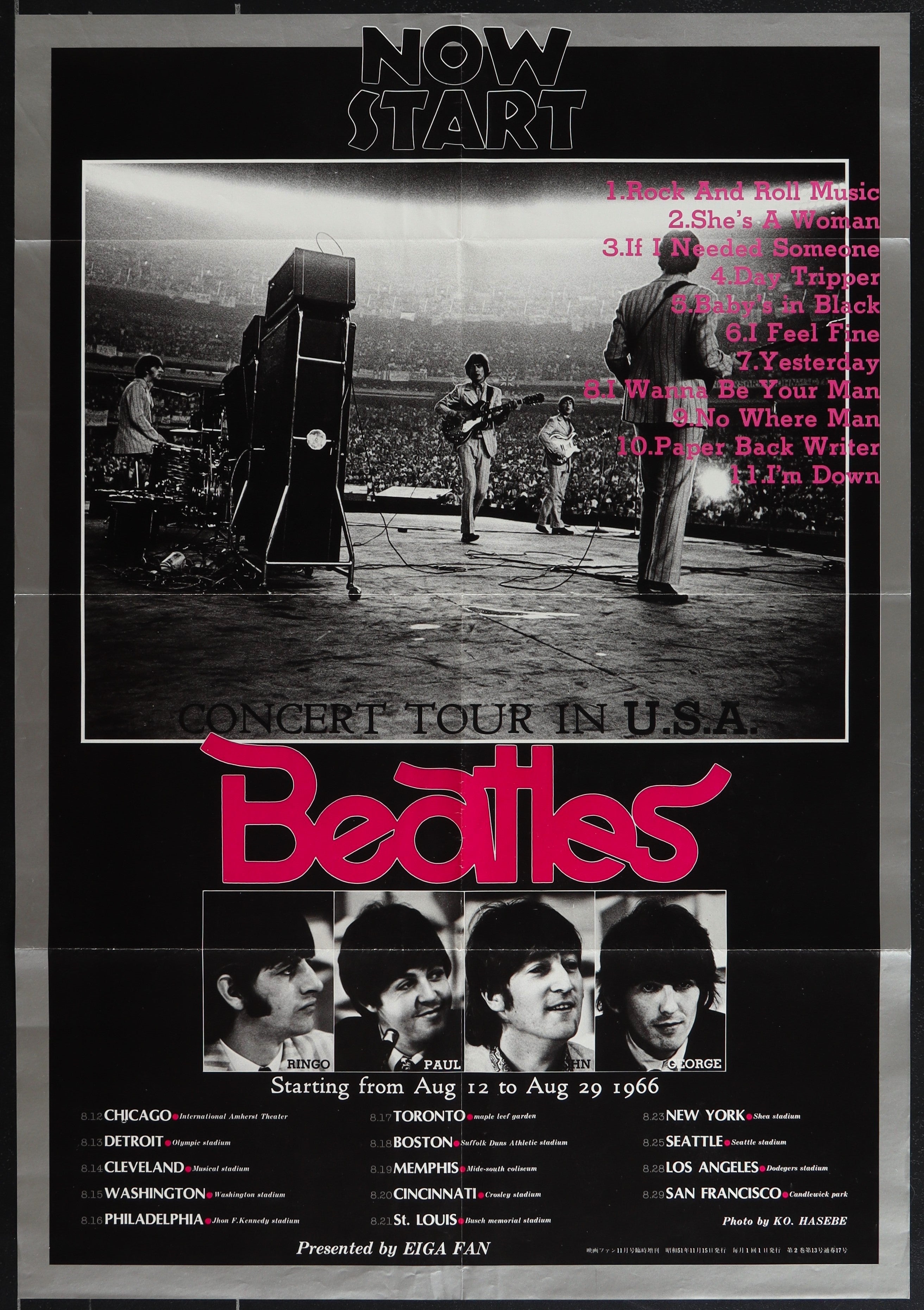 Beatles- Japanese Special Insert, Original Vintage Poster