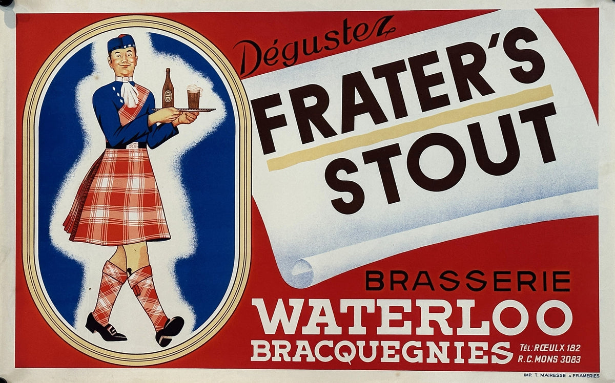 Frater's Stout Poster - Authentic Vintage Posters