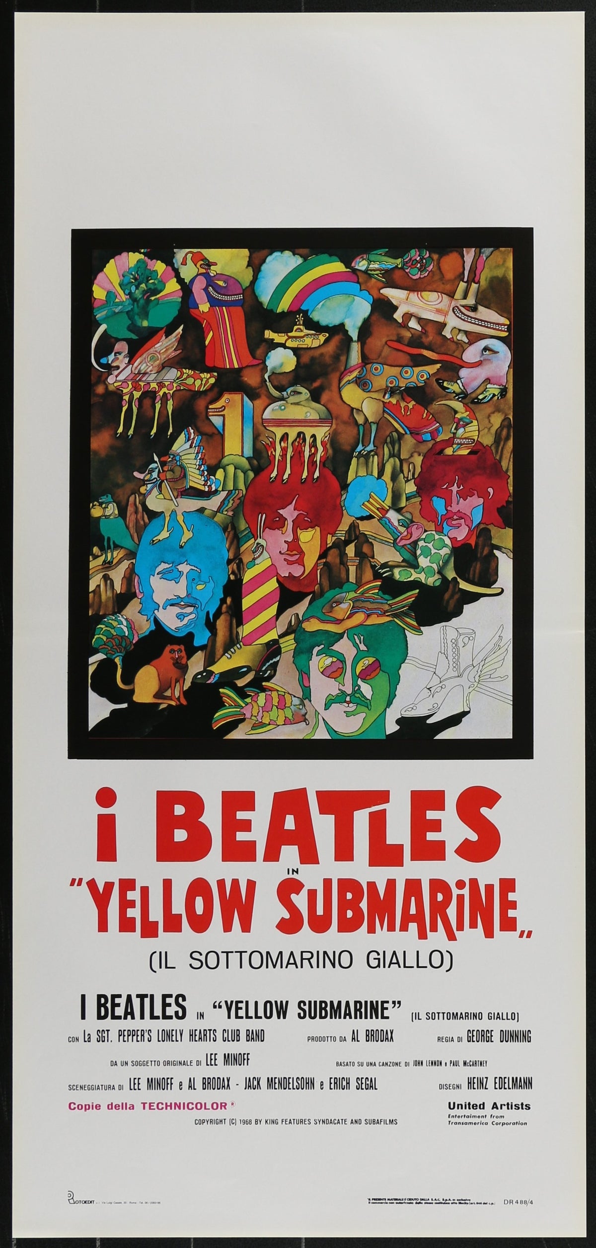 Yellow Submarine - Authentic Vintage Poster