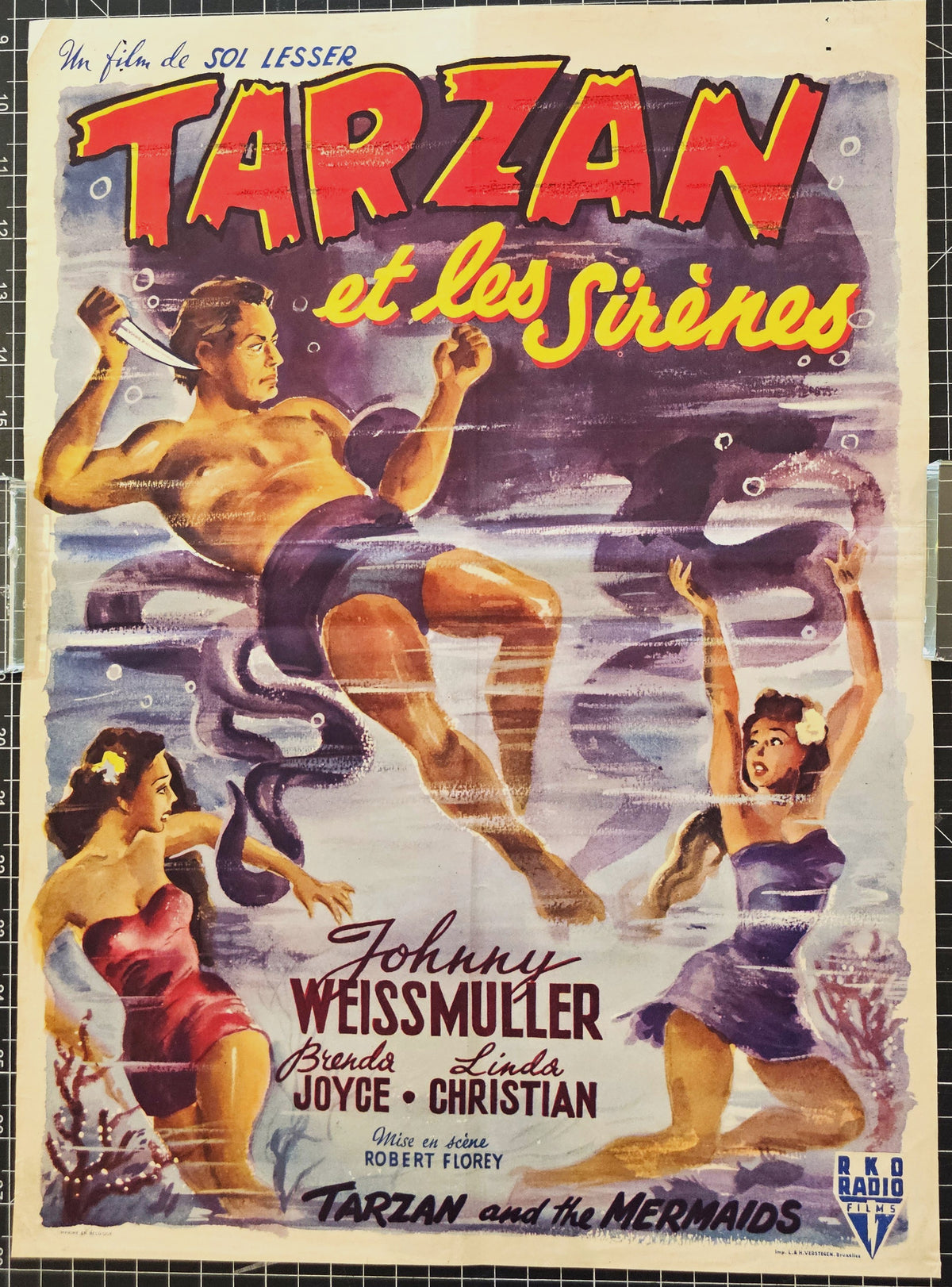 Tarzan and the Mermaids, Belgian Release