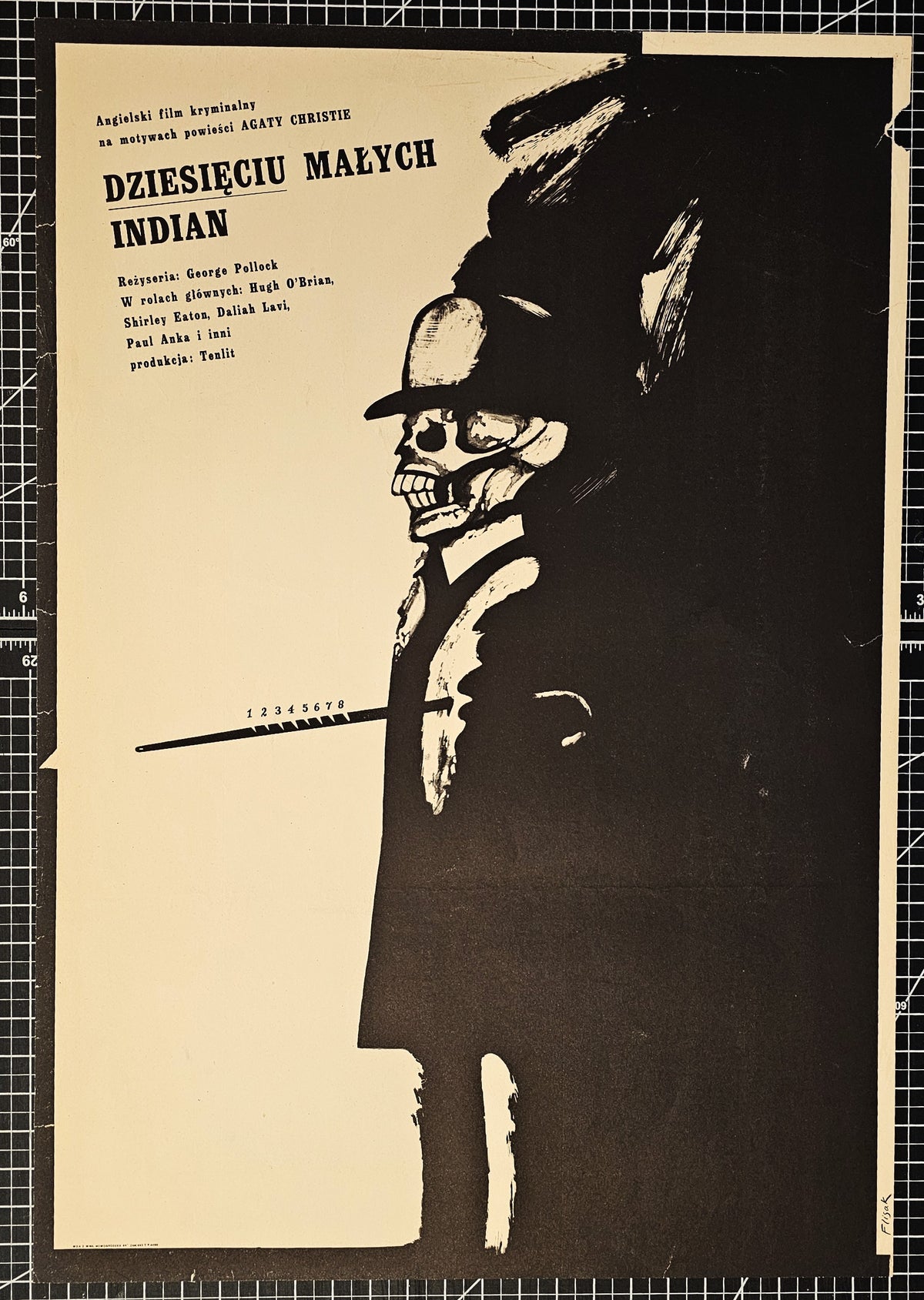 Ten Little Indians- Polish Release - Authentic Vintage Poster