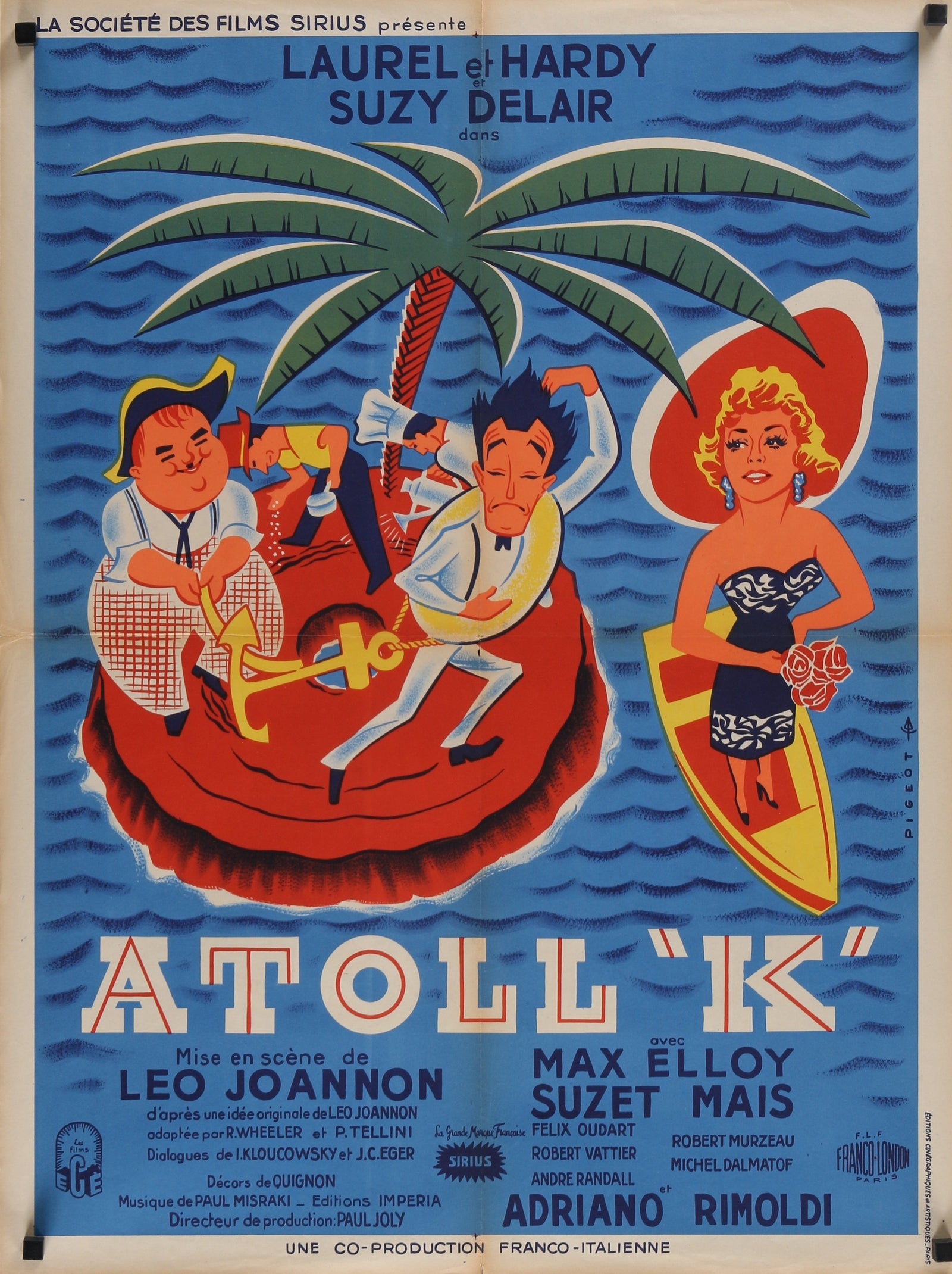 Utopia, Laurel and Hardy - Authentic Vintage Poster