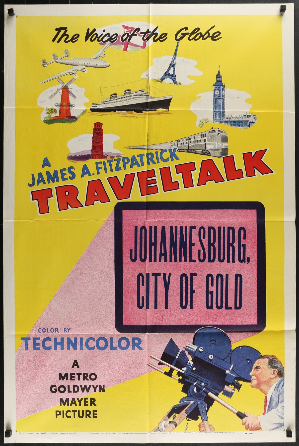 TRAVELTALK 1sh 1953