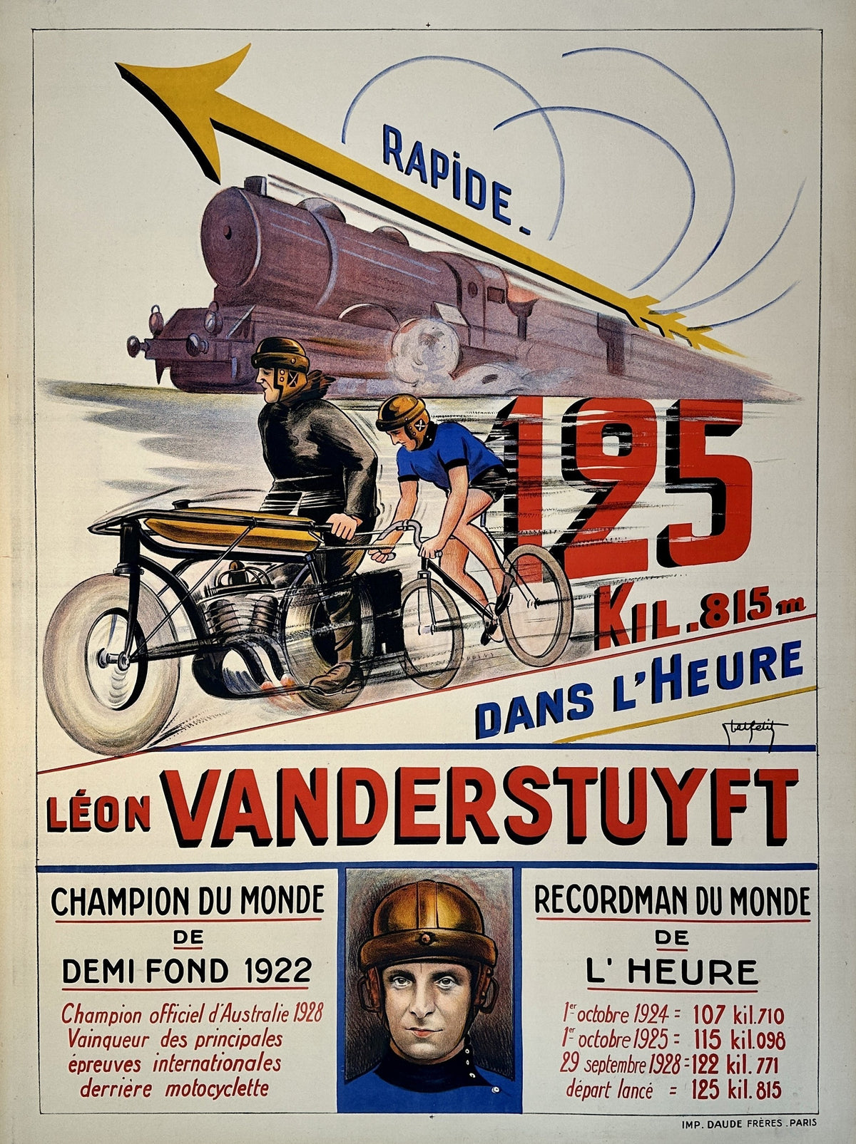 Léon Vanderstuyft - Authentic Vintage Poster
