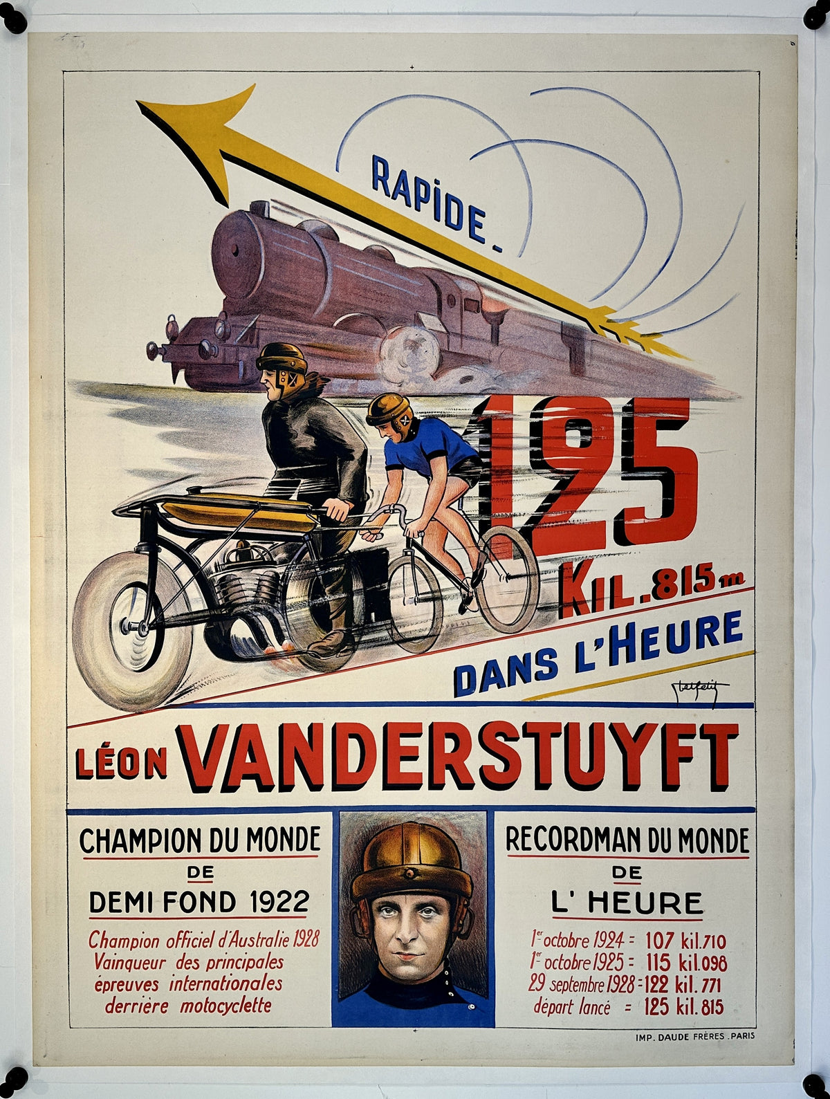 Léon Vanderstuyft - Authentic Vintage Poster