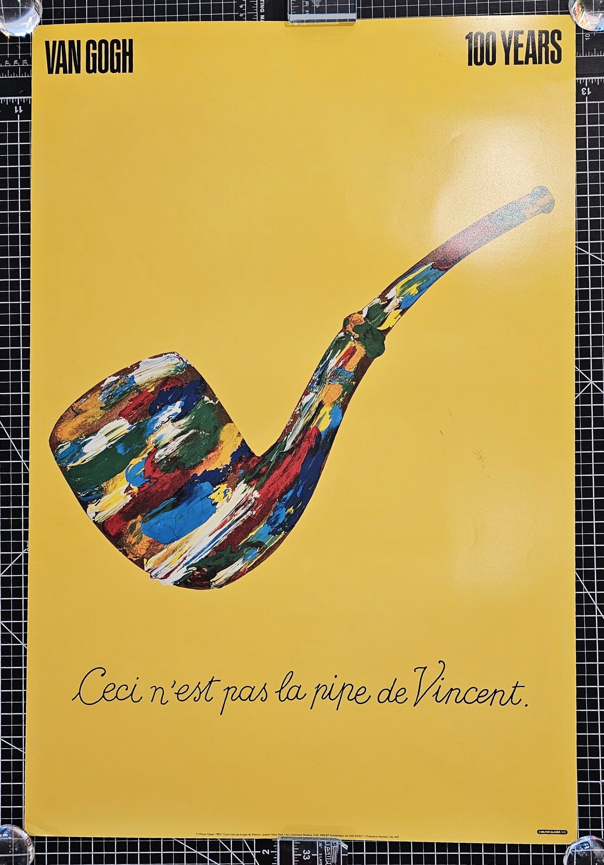 100 Years of Van Gogh by Milton Glaser Poster - Authentic Vintage Posters
