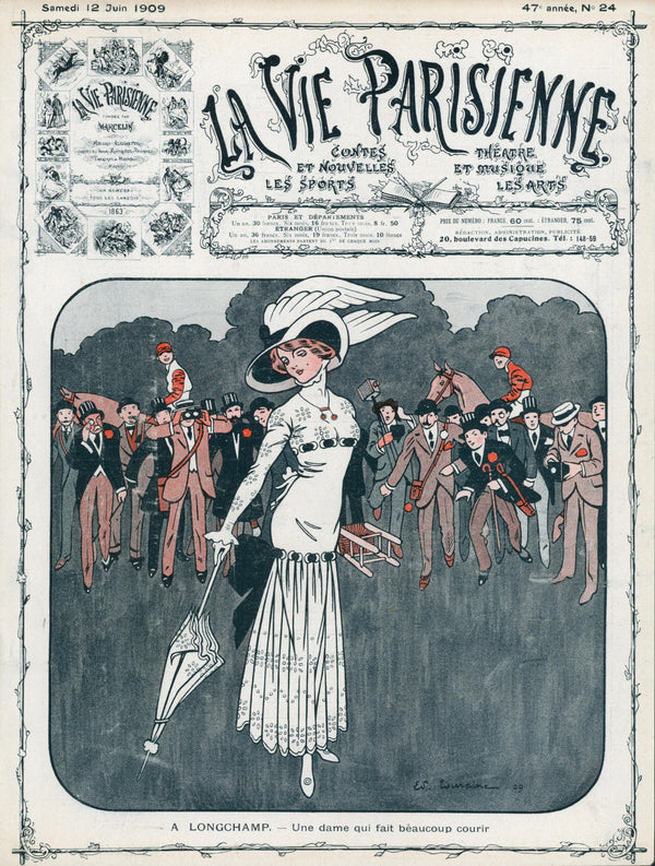 Longchamp- La Vie Parisienne - Authentic Vintage Cover Art